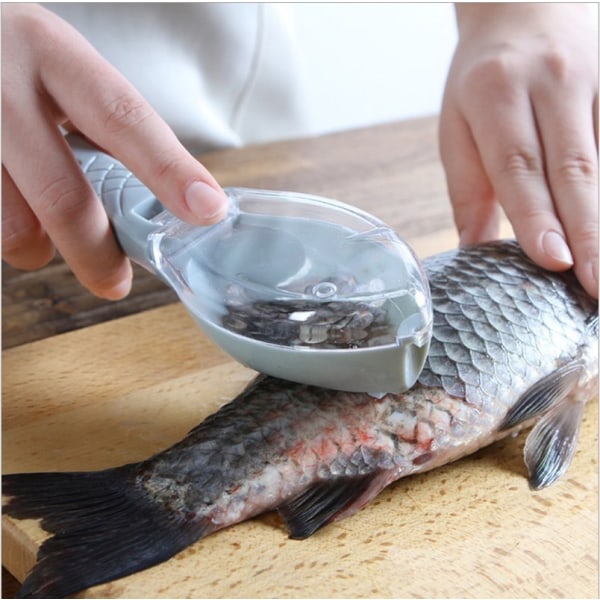 3 st Fiskskrapa Fiskskalare Fiskfjällsborste Fiskskinnsskalare, lämplig för hushåll, kök, restaurang för att ta bort fiskfjäll från skaldjur