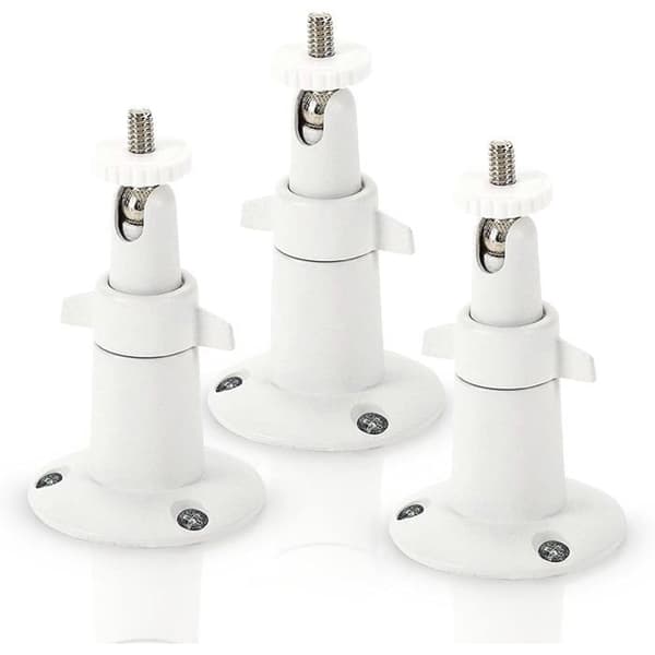 Arlo Smart säkerhetskamera väggfäste metall - justerbart inomhus-/utomhusfäste (3-pack, vit)