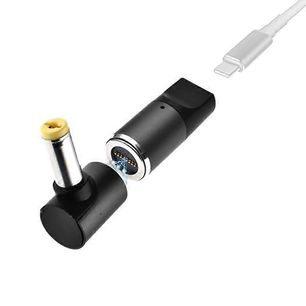 For Acer bærbar PC 100W magnetisk USB Type-C hunn til 5.5mmx1.7mm hann PD hurtigladeadapter