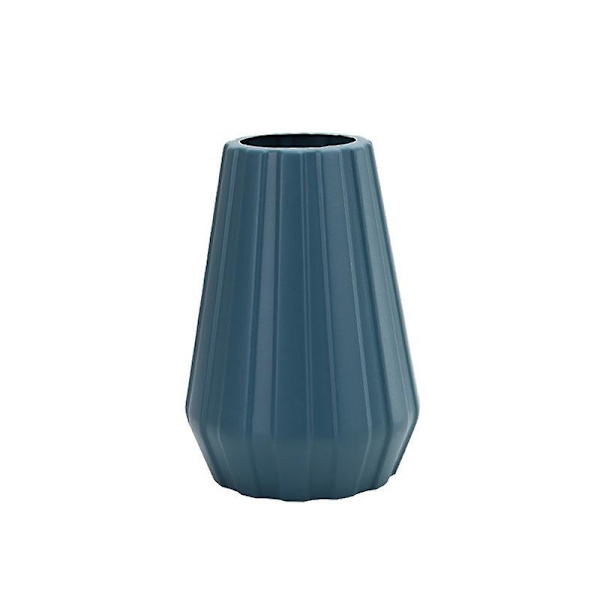 Blomstervase, Plastvase, Stor Gulvplantevase Moderne Stue Kontor Dekorasjon
