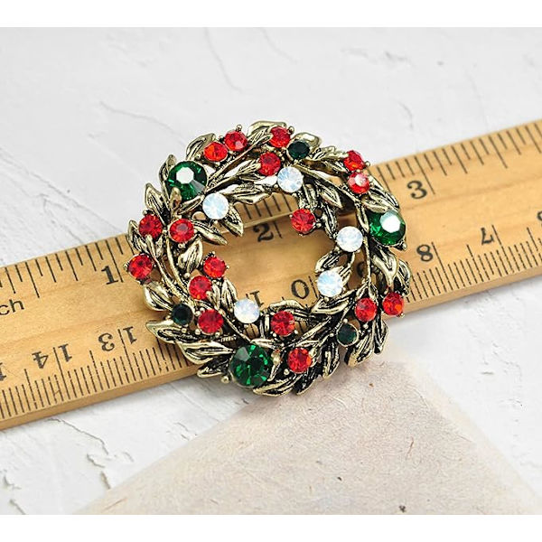 Julblomsterkrans Brosch