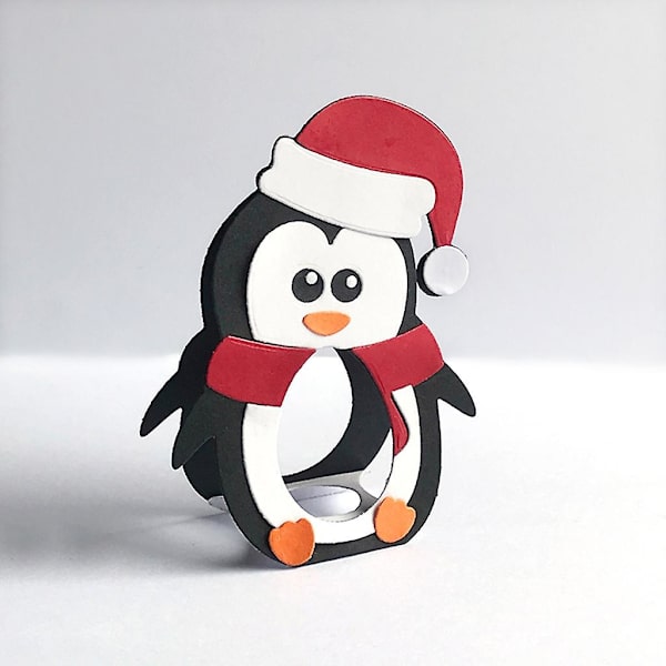 Julstämpelmall Die Bokmärke Scrapbooking 3D DIY Die