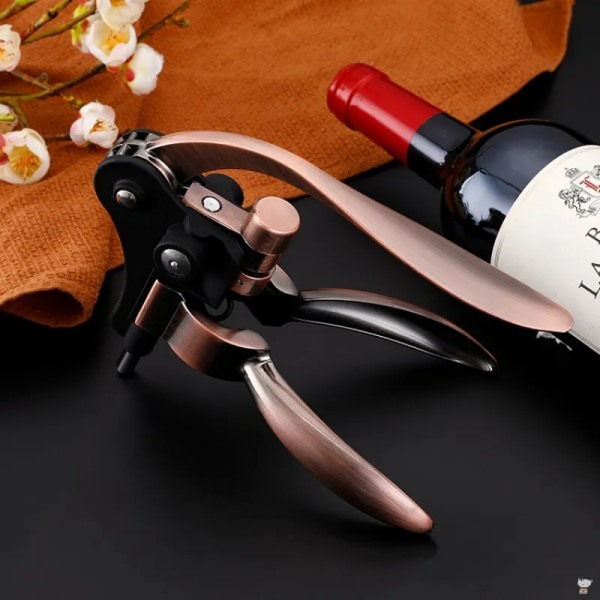 9-dele vinoplukkersæt Julegaver til mænd - proptrækker i rustfrit stål vinflaskeåbnersæt, inkluderer vinkaraffelskænker, vinflaskelegering