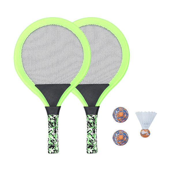 Lasten tennismailasetti rantamailoineen ja palloineen, sisä- ja ulkokäyttöön, urheilulelu lapsille