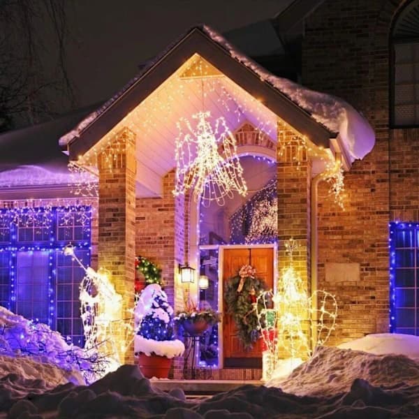 200 LED Solar String Lights, 22m Waterproof, 8 Modes for Garden, Home, Parties, Warm White