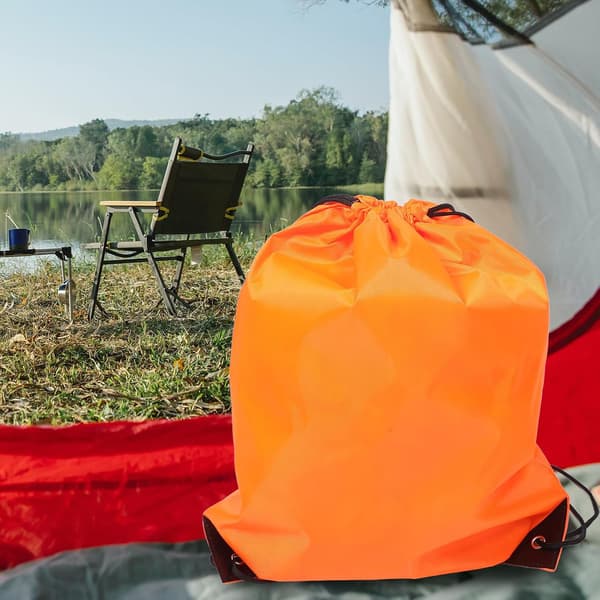 4-pack dragskoväskor i bulk, sportryggsäckar i polyester, lätta resväskor för camping, simning, skola med blandade färger