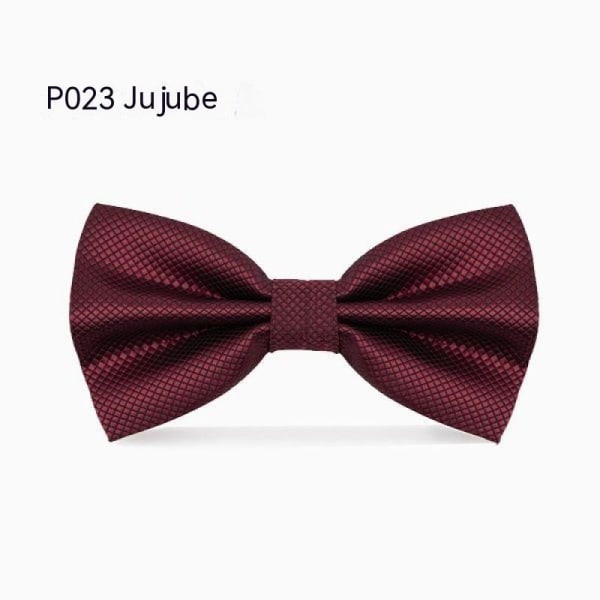 Bowtie for men, groom, wedding bow, best man, female performance, black burgundy, A23, one outfit