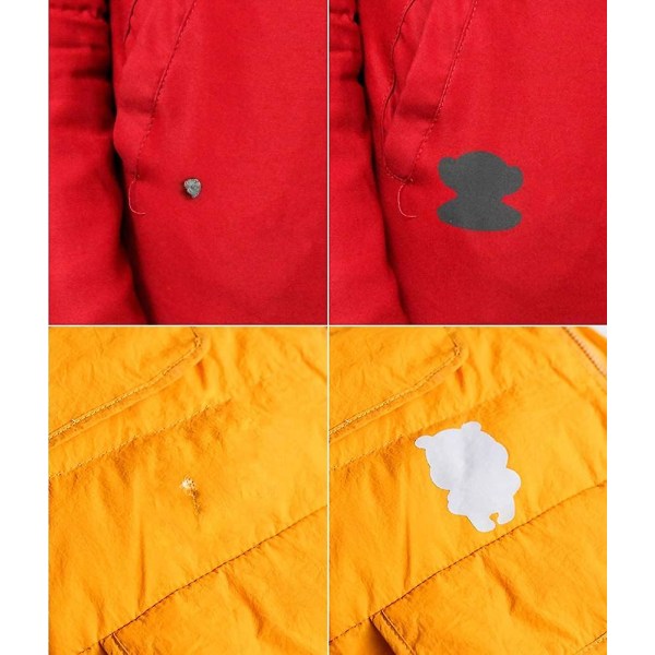Iron Denim Patches, 26 väriä saumaton sävy Vaatteiden korjaussarja farkkuihin Tee itse sisustus, 5"x3,8" askarteluompelu lasten tyttöjen takki kangasmerkki 2 set