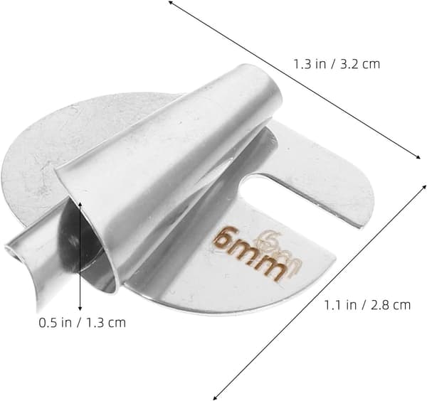 4pcs Metal Hemming Foot Sewing Machine Accessories Binding Tool Kit 3-6mm Small Hem Feet