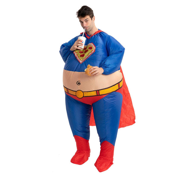 Creations Halloween Kostume Chunky Chubby Oppustelig Mænd Kostume Fedt Dragt - Voksen One Size Mænd Fuld Krops Oppustelig Kostume