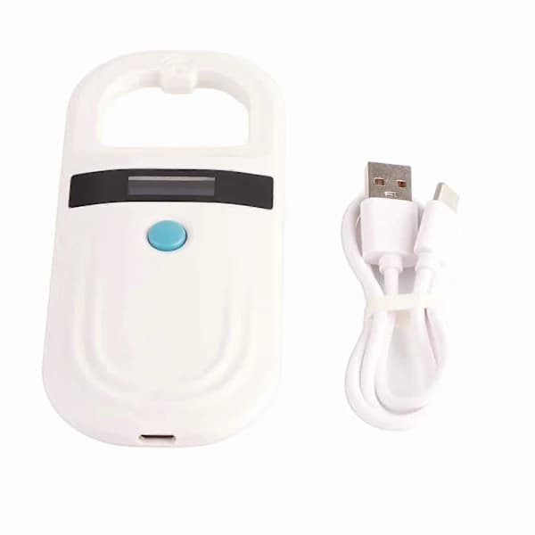 NestNiche Pet Microchip Reader, FDX-B EMID Chip ID Scanner with OLED Display USB Rechargeable for Chip Registration and Animal Management
