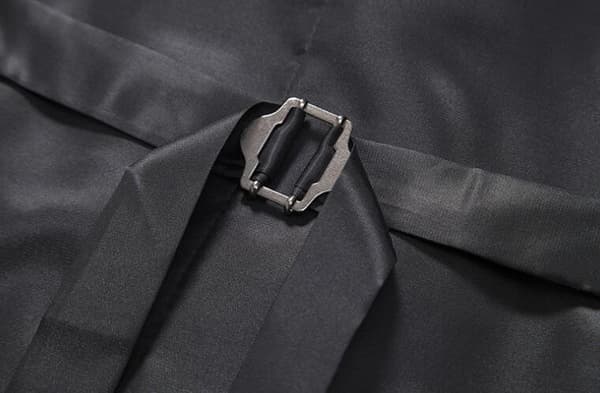 Herrevest Slim Fit Dobbelspent Lys Grå 2XL Light Gray 2XL