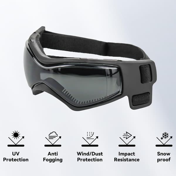Dog Goggles, Easy to Put On, Stylish Glasses for Small/Medium Dogs