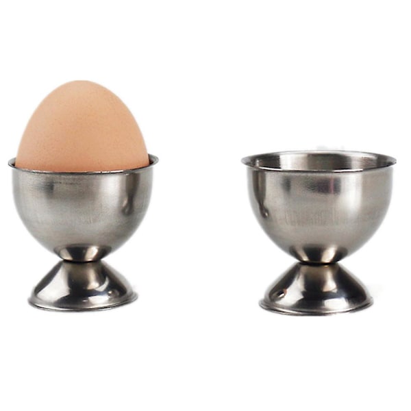 Eggkopp i rustfritt stål, dampet skjeholder, dagligvarer, fruktkurv, kjøleskapsorganisator, beholdere A