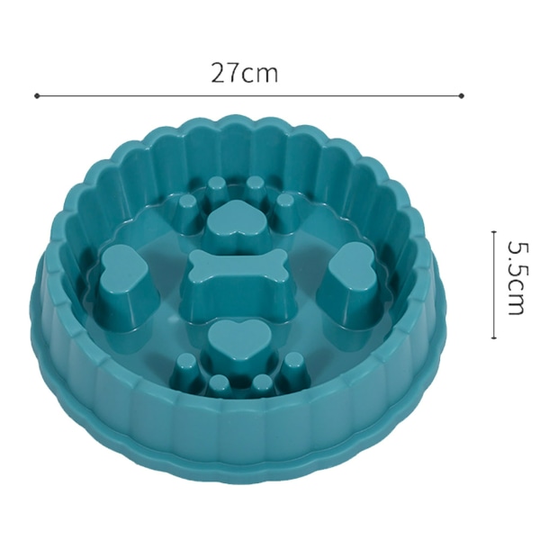 Imukuppi Slow Feeder Bowl Kiinteä Cat Bowl Slow Food koiran kulho