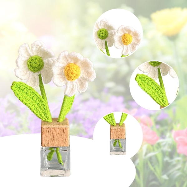 Bilvevd Aromaterapi Simulert Bukett Atmosfære Uttak Klipp, Mini Vevde Tulipaner, Solsikke, An
