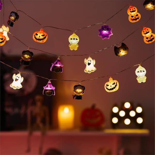 Halloween String Lights Decorations, 3m 20 LED Halloween String Lights, Cute Lights for Home Decor