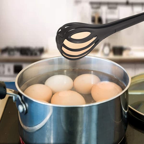 Eggtang, matklyper, multifunksjonell eggvisp, manuell eggvisp, kjøkkeneggvisp, matmikser