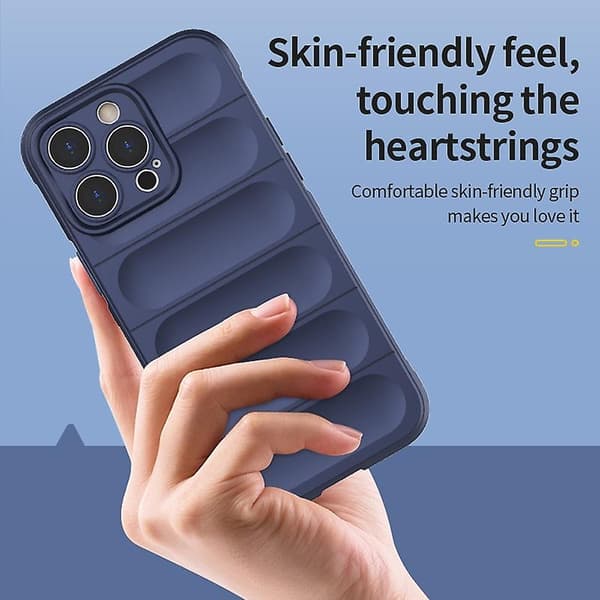 TPU + flannel mobilcover til iPhone 14 Plus