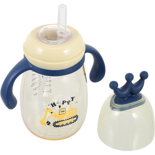 Babyflaske melkeflasker for småbarn kopp med med kopp For baby med kopp med håndtak babyflasker