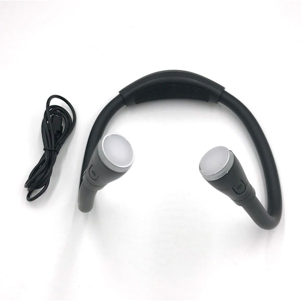 Kirjanlukuvalo sängyssä lukemiseen yöllä, USB-ladattava, 360° joustava varsi, 3 tilaa useita kirkkautta LED-lukuvalo