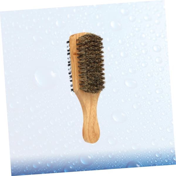 3pcs Bristle Beard Brush Double-Sided Styling Maker Portable Beard Care for Men Bristle