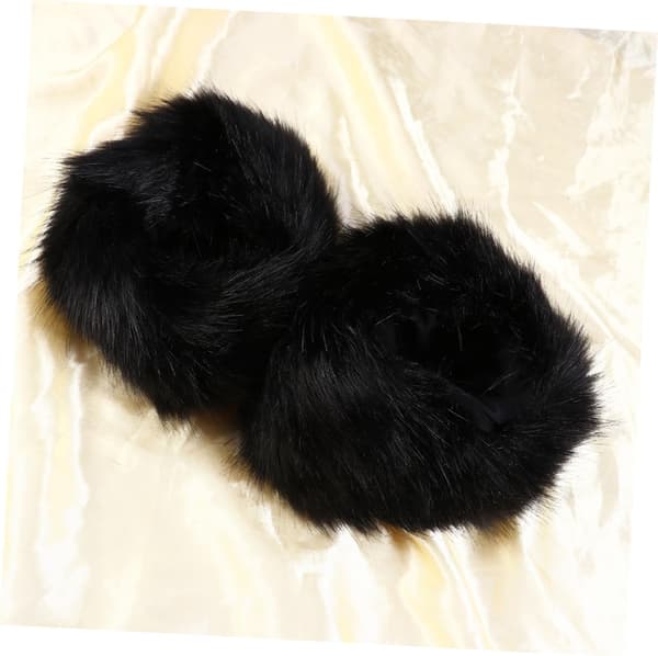 Faux Fur Armvarmere, Manchetvarmere, Elastisk Håndledsring til Damekostumer, Holder Hænderne Varme