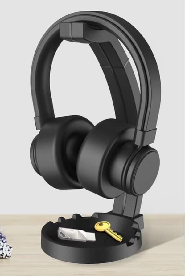 Multifunktionelt hovedtelefonstativ Hovedtelefonholder til SteelSeries Arctis 9X & Arctis Pro & Arctis 7 Gaming Headset og andre (Sort)