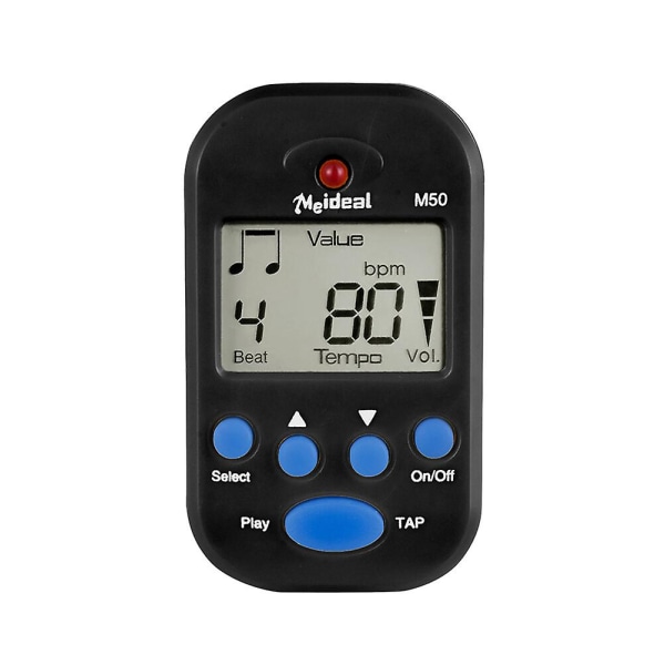 Mini Basgitarr Saxofonstämmning Digital Stämmning Metronom Klick Noggrann Metronom Elektronisk Stämmning PedalstämmningSvart11.8X7.8 cm Black 11.8X7.8 cm