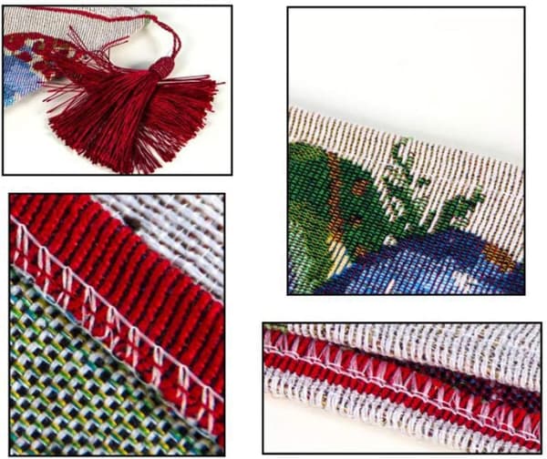 Christmas Table Runner Decorative Cotton Linen Classic Dining Roo
