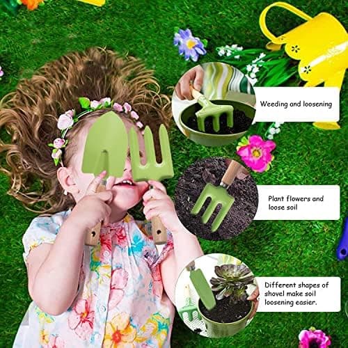 (19×7×2cm) Kids Garden Tools - Garden and Beach Tools