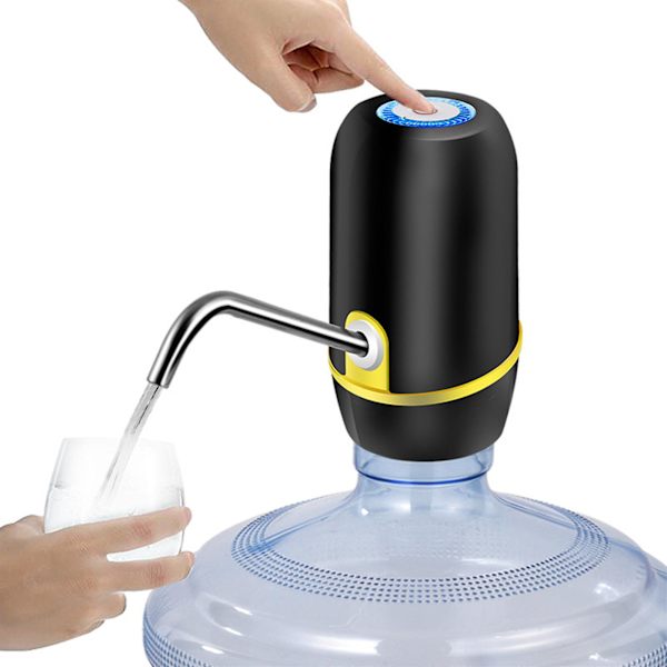 5 Gallon Vedenjakkara, USB-Lataus Vedenjakkara Pumppu, Kannettava Vedenjakkara Pumppu Leirintään