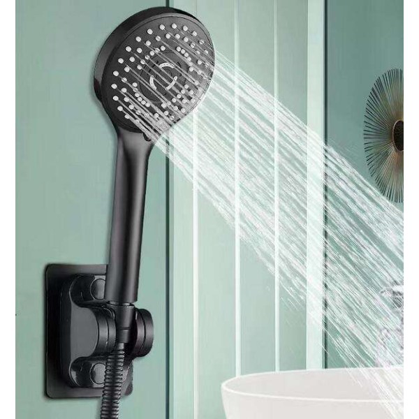 Stark självhäftande och vattentät duschhuvudshållare, justerbar handhållen duschhållare Väggmonterad duschhållare av