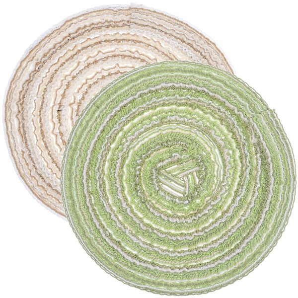 2 st Dekorativa Mini-mattor Minihusmattor Minihusdekorationer Landskap Minihantverk Assorted Color2 11.5X11.5X0.01CM