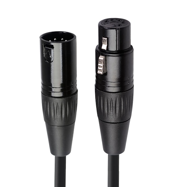 XLR-XLR Premium-laatuinen XLR-äänikaapeli, uros ja naaras 5-napainen 10M 10M