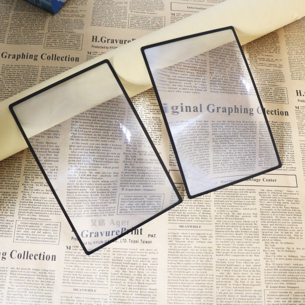 Premium 3X Page Magnifying Lens med förstoringsglas för läsning av små utskrifter, svagsynshjälpmedel och solprojekt