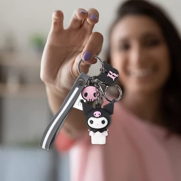 Søt nøkkelring for jenter - Kawaii-nøkkelring