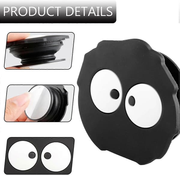 Cartoon Briquette Phone Ring Holder in Plastic