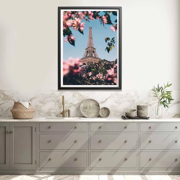 30×40cm 5D Timanttimaalaus Täysi Eiffel-torni, DIY Timanttikirjonta
