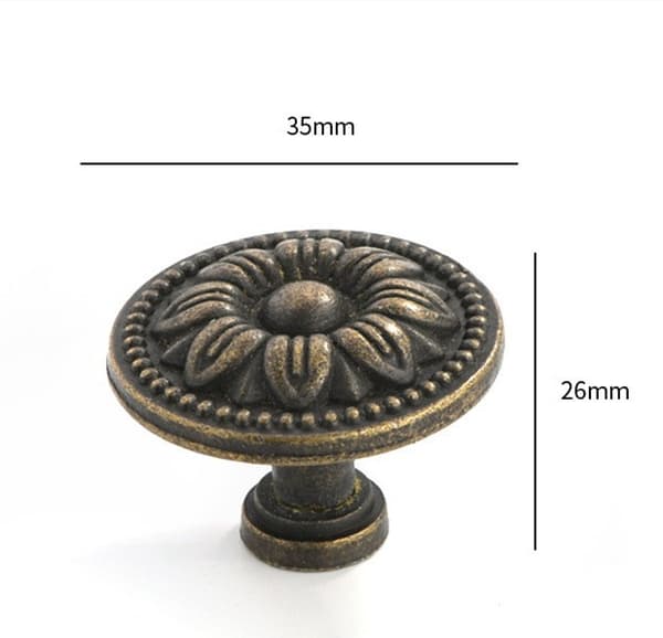 Cabinet Handle Drawer Handle with Screws 5-pack Bronze Bronze 134