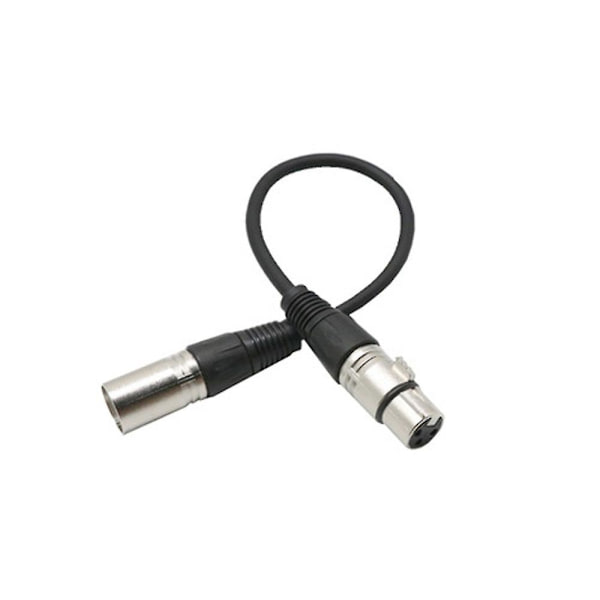 2m XLR-kaapeli Mikrofonijohto Uros-Naaras Linja Stereo Ääni Adapteri Pistokkeet Musta