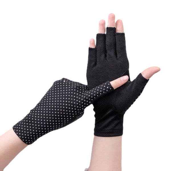 UV Sun Protection Gloves for Men and Women, Outdoor Sports Training Gloves, Non-Slip Summer Driving Gloves for Girls