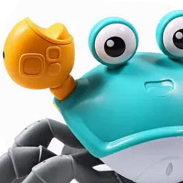 Crawling Toy Automatic Obstacle Avoidance Robot USB Rechargeable With Lights And Music