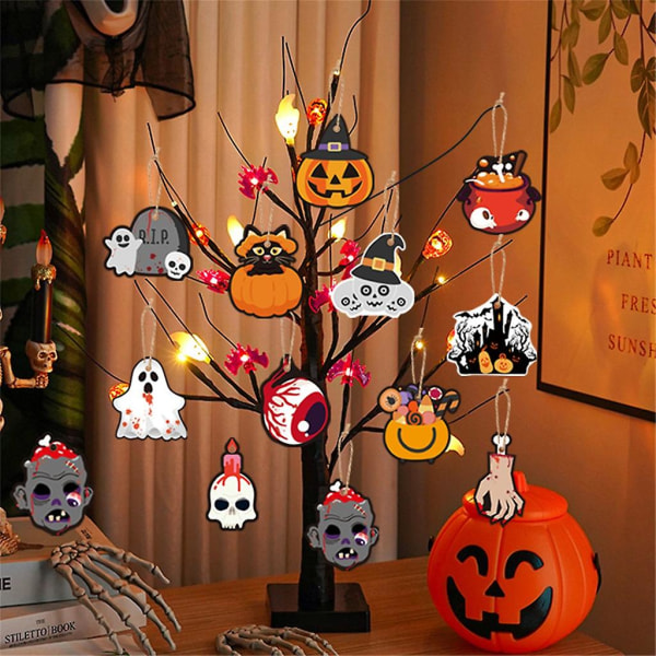 ASpooky Halloween-vetolippu Props Halloween-juhlan DIY-riipus DIY-rekvisiitatA