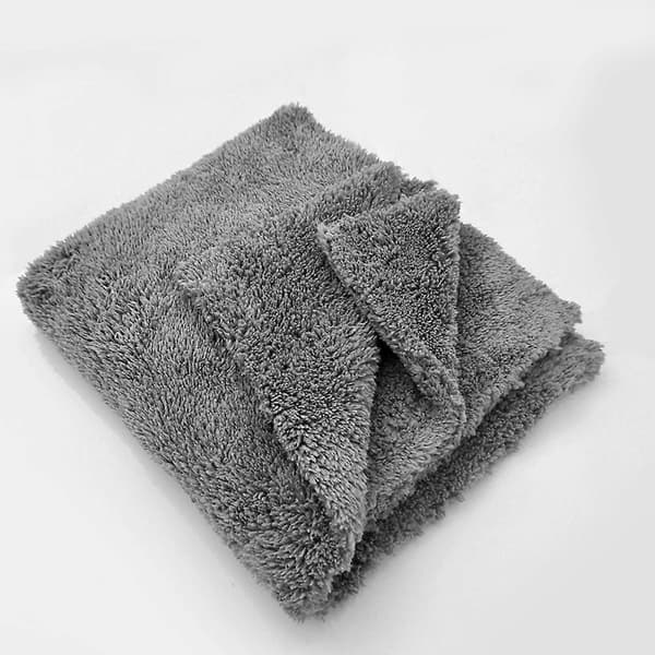 Korallifleece-pyyhe, autonpuhdistuspyyhe, 15,7 x 15,7 tuumaa harmaa (2 kpl)