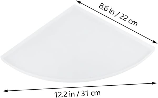 Delikat DIY vifteformet silikonform for oppbevaringshylle
