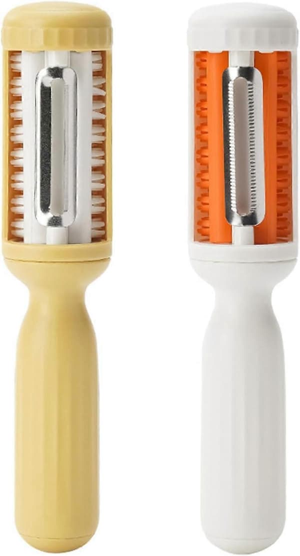 Vegetable Cleaner and Peeler Set 2 in 1 Efficient Peeling Tool for Potatoes Carrots Cucumbers Kitchen Accessories