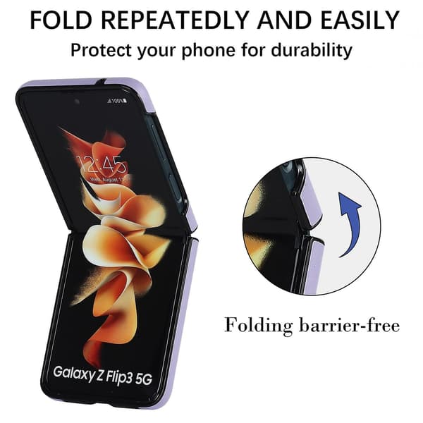Rhombeformet foldbart telefoncover til Samsung Galaxy Z Flip4