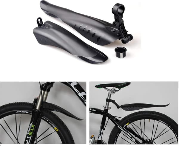 Adjustable Road and Mountain Bike Front/Rear Mudguards
