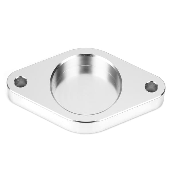 CNC Aluminum Turbo Resonator Delete Plate Replacement for Dodge Duramax 2011-2016 Silver